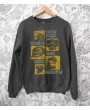 Baskılı Antrasit Sweatshirt