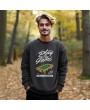 Baskılı Antrasit Sweatshirt