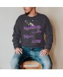 Baskılı Antrasit Sweatshirt