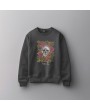 Baskılı Antrasit Sweatshirt